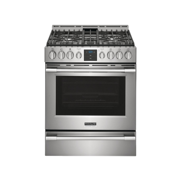 FRIGIDAIRE PROFESSIONAL 30” FRONT CONTROL GAS RANGE W/AIR FRY
