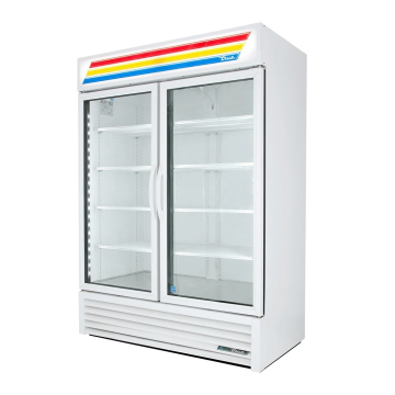 MERCHANDISER, TRUE 2-SECTION G/DOOR