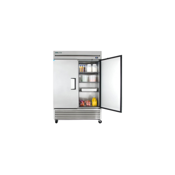 REFRIGERATOR, TRUE REACH-IN 2 SECTION S/S 1/2HP @ 220/50/1 HC