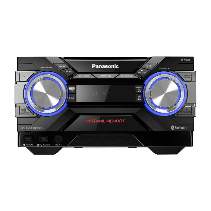 PANASONIC 2000W RADIO/CD/USB/BT/JUKEBOX APP