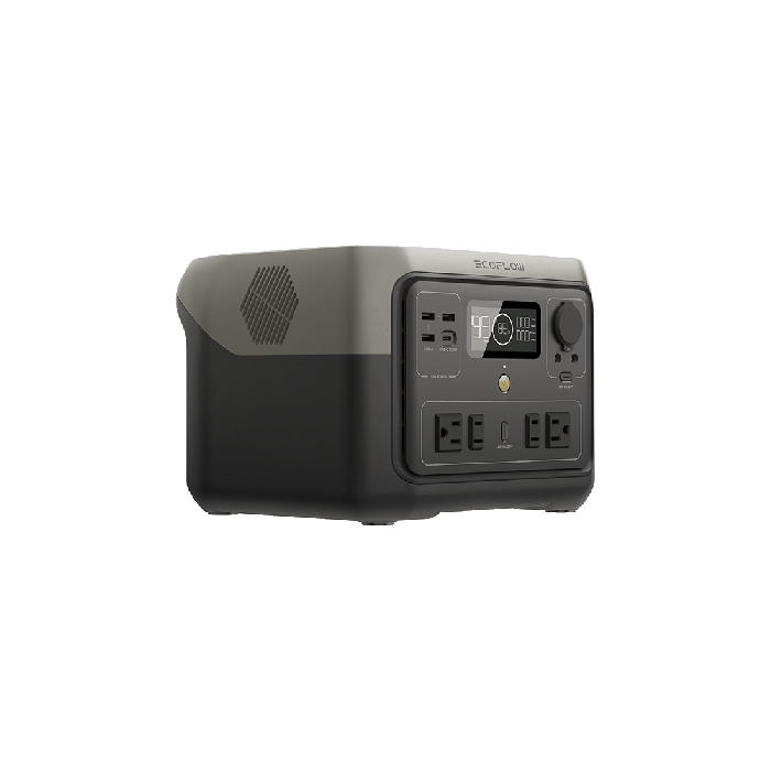 ECOFLOW RIVER 2 MAX 512WH SOLAR GENERATOR W/ 160W FOLDABLE SOLAR PANEL